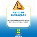 AVISO DE LICITAÇÃO !