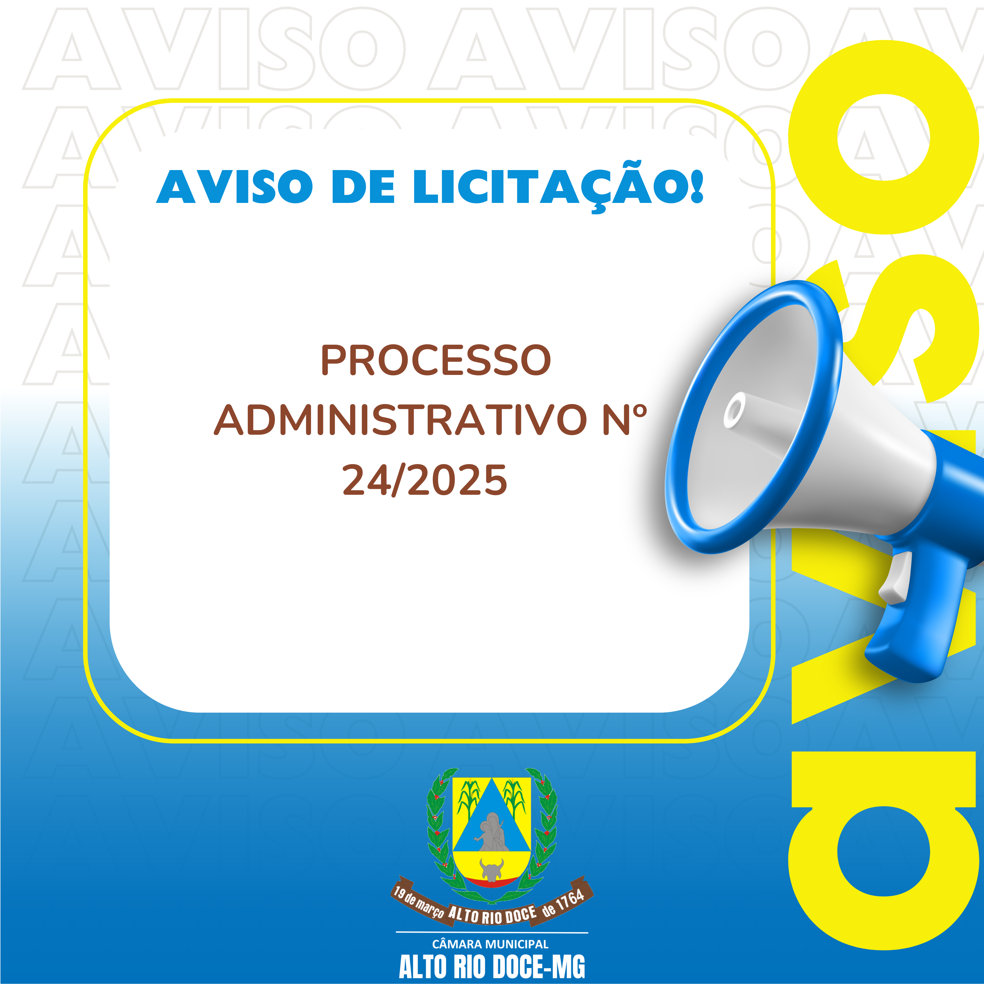 AVISO DE LICITAÇÃO !
