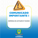DISPENSA DE LICITAÇÃO Nº 03/2025 DISPENSA DE LICITAÇÃO Nº 03/2025