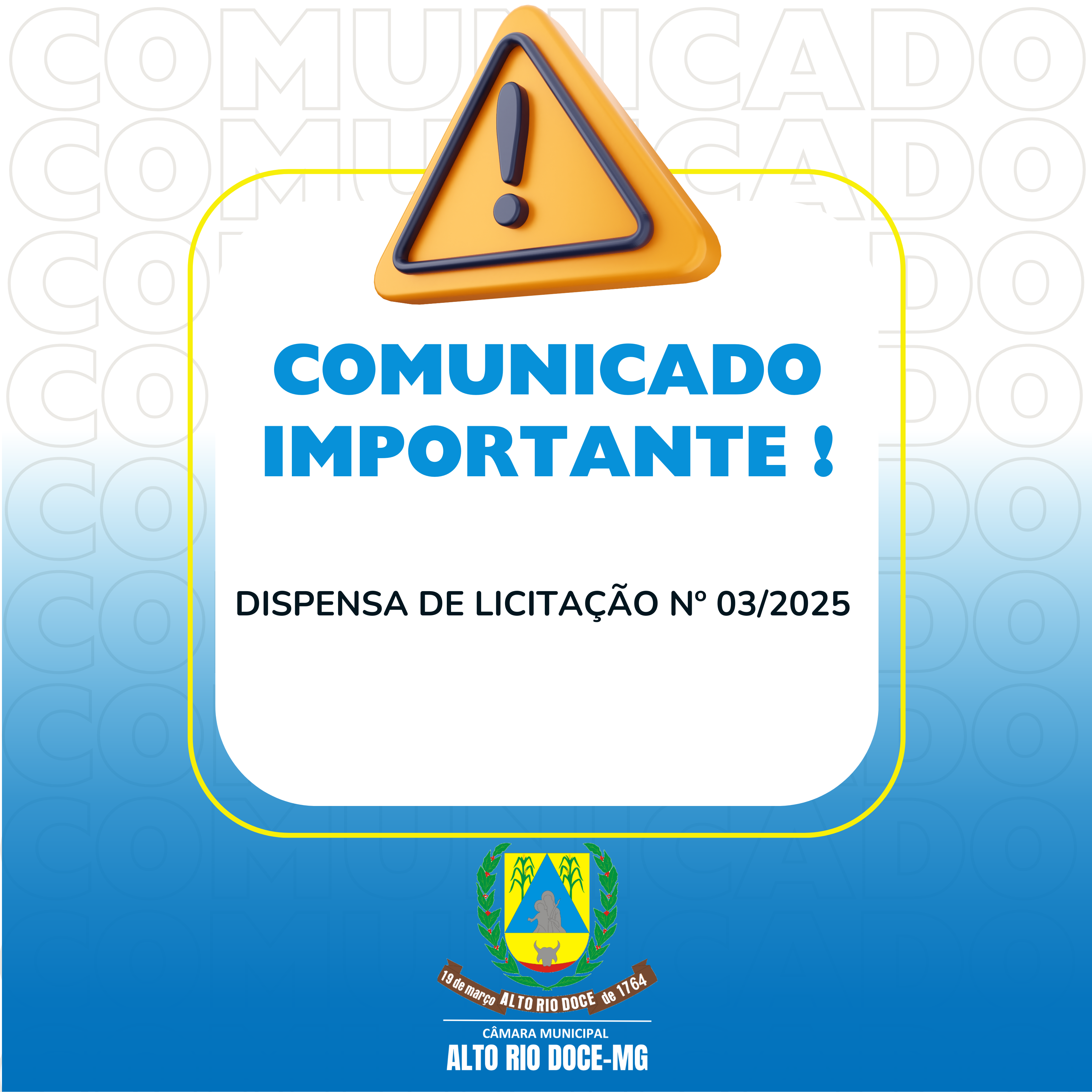 DISPENSA DE LICITAÇÃO Nº 03/2025