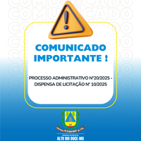 PROCESSO ADMINISTRATIVO Nº20/2025 - DISPENSA DE LICITAÇÃO Nº10/2025