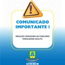 REDAÇÃO VENCEDORA NO CONCURSO MODALIDADE ADULTO